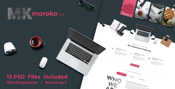 Moroko – Creative Bootstrap Responsive WordPress Theme - Creative WordPress