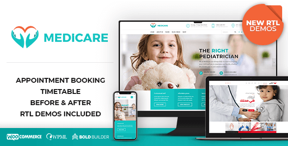 Medicare - Doctor, Medical & Healthcare WordPress Theme - Corporate WordPress