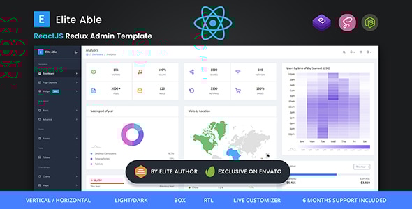 Elite Able - Reactjs Admin Template - Admin Templates Site Templates