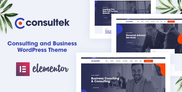 Consultek - Consulting Business WordPress Theme - Business Corporate