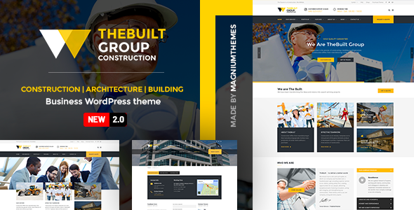 TheBuilt - Construction and Architecture WordPress theme - Business Corporate