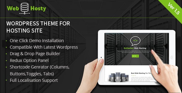 Web Hosting WordPress Theme - Hosting Technology