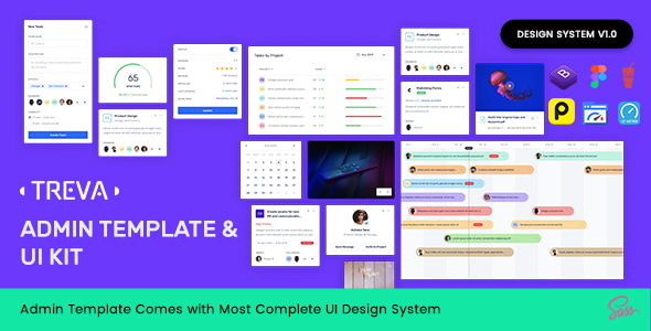Treva Bootstrap Admin Template & UI KIT - Admin Templates Site Templates