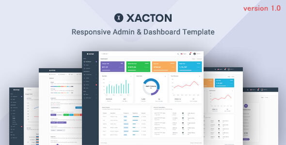 Xacton - Admin & Dashboard Template - Admin Templates Site Templates