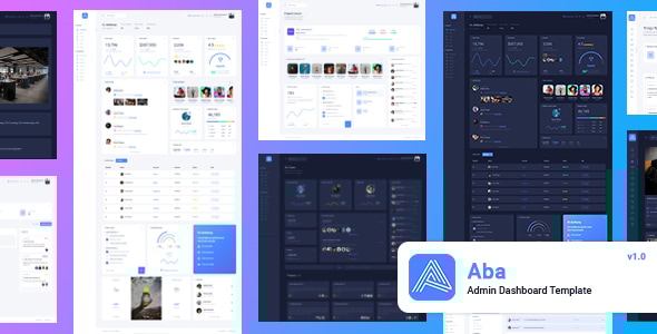 Aba - Responsive Bootstrap 4 Admin Template - Admin Templates Site Templates