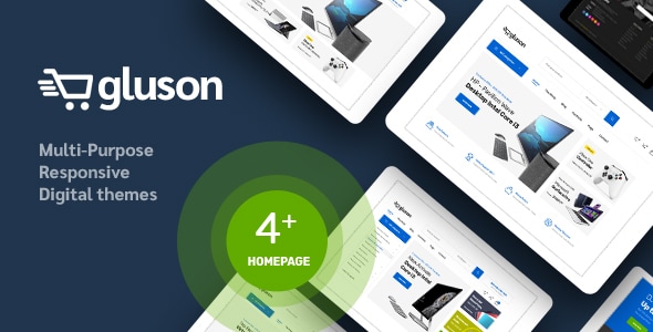 Gluson - Digital Theme for WooCommerce WordPress - WooCommerce eCommerce