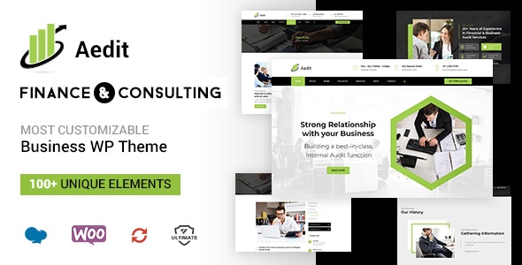 Aedit - Corporate Consulting WordPress Theme - Business Corporate