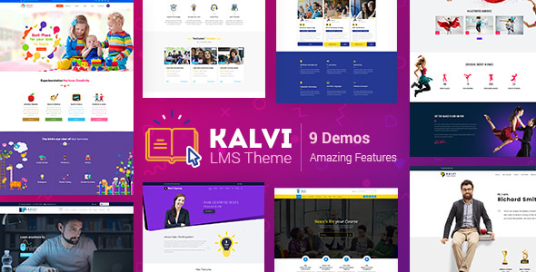 Kalvi - LMS Education WordPress Theme - Education WordPress