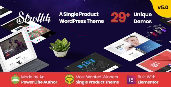 Strollik - Single Product WooCommerce WordPress Theme - WooCommerce eCommerce
