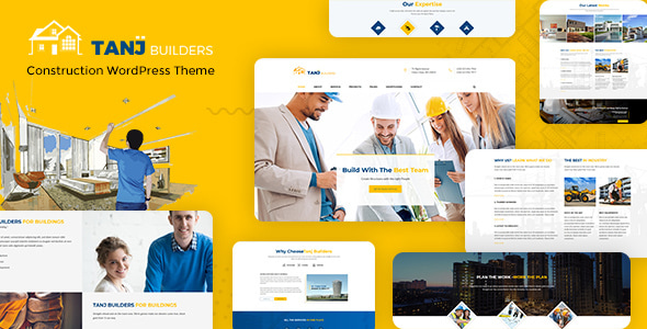 Tanj - Construction WordPress Theme - Business Corporate