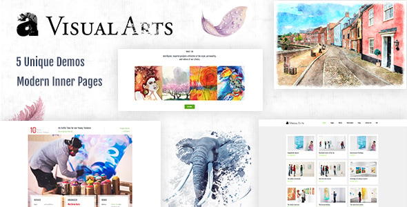 Visual Art | Gallery WordPress Theme - Art Creative