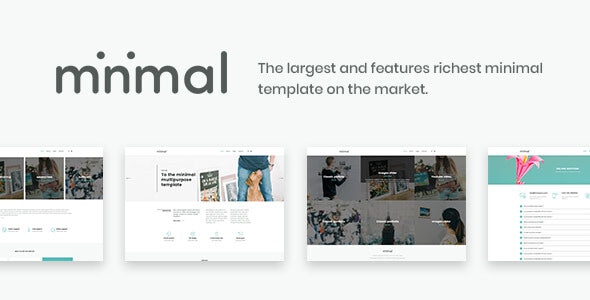 Minimal - White And Clean Template - Corporate Site Templates
