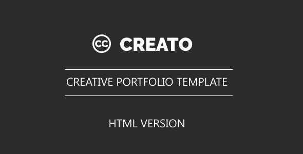 Creato - HTML Portfolio Template - Portfolio Creative