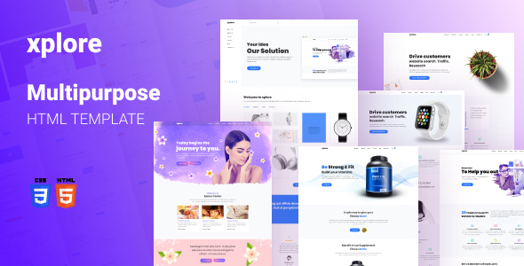 Xplore - Multipurpose Website Template - Corporate Site Templates