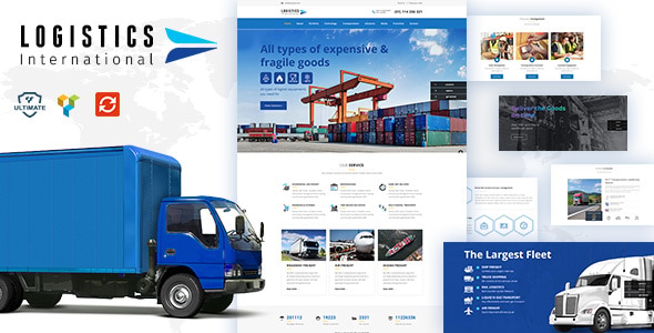 Logistics wordpress theme - Business Corporate