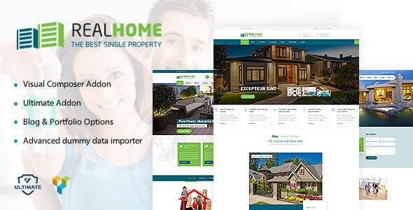 Single Property WordPress Theme - Real Estate WordPress