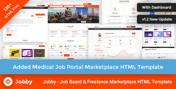 Jobby - Job Portal Multi-Purpose Marketplace HTML Template by Gambolthemes