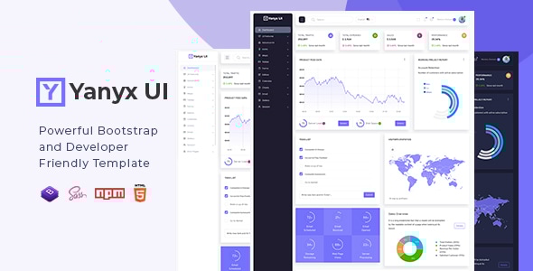 Yanyx UI - Bootstrap 4 + Laravel Starter Kit Admin Dashboard Template - Admin Templates Site Templates