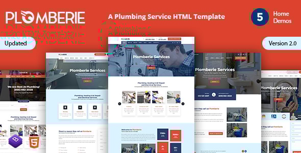 Plomberie | Plumber and Construction HTML Template - Business Corporate
