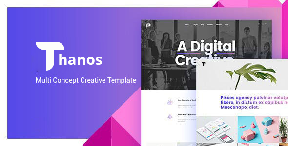 Thanos - Creative Bootstrap 5 HTML Template - Portfolio Creative