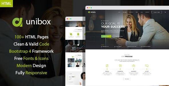 Unibox - Multipurpose HTML Template - Site Templates