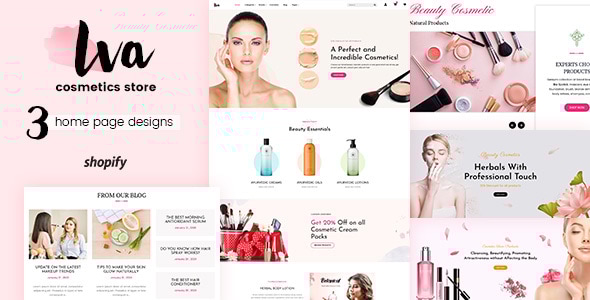 Iva - Cosmetics Shopify Theme - Health & Beauty Shopify