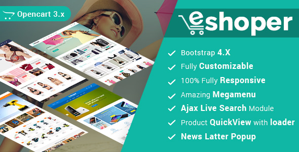 Eshoper - Multipurpose Best Opencart 3 Theme - Fashion OpenCart
