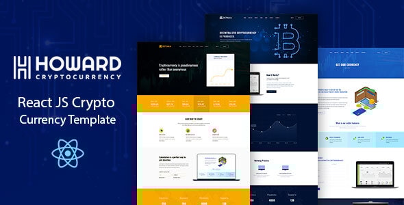 Howard - React JS Crypto Currency Template - Software Technology