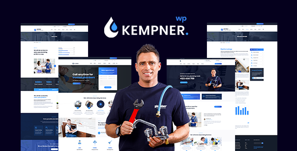 Kempner - Plumber WordPress Theme - Business Corporate