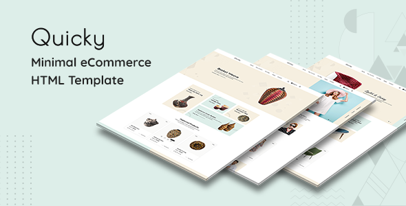 Quicky - Minimal eCommerce HTML Template - Shopping Retail