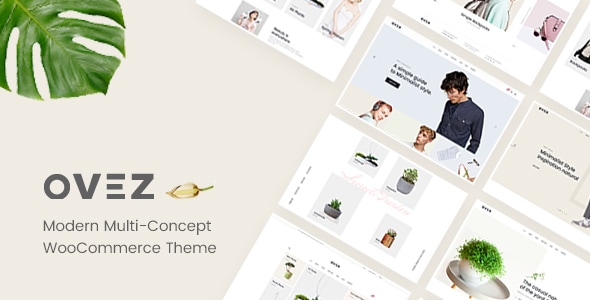 Ovez - Modern Multi-Concept WooCommerce Theme - WooCommerce eCommerce