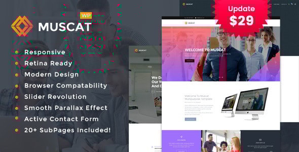 Muscat : Multipurpose WordPress Theme - Portfolio Creative