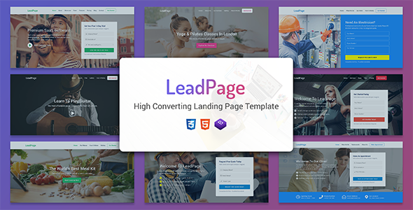 LeadPage - Multipurpose Marketing HTML Landing Page Template - Marketing Corporate