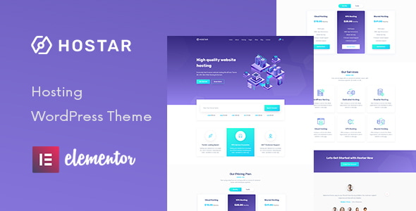 Hostar - Web Hosting WordPress Theme - Hosting Technology