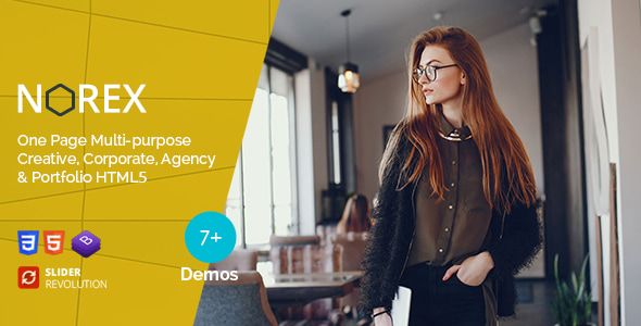 Norex - One Page Parallax - Portfolio Creative