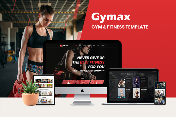 Gymax - Gym & Fitness Elementor Template Kit - Sport & Fitness Elementor