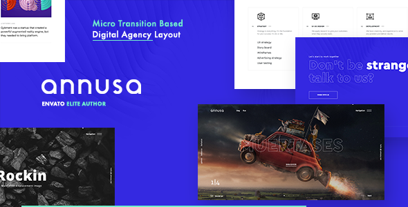 Annusa | Modern Digital Bakery WordPress Theme - Portfolio Creative