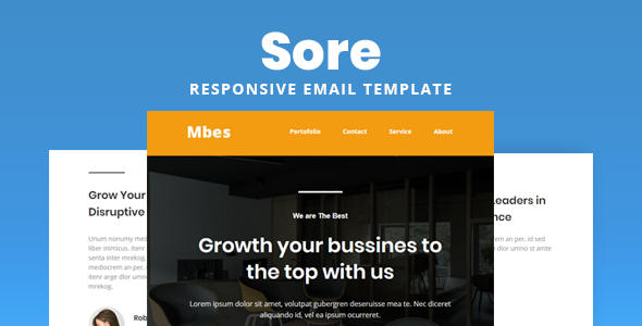 Sore - Responsive Email Template - Email Templates Marketing