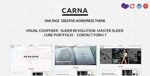 Carna | Responsive Multi-Purpose WordPress Theme - Creative WordPress