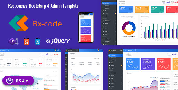 Bx-Code Responsive Admin Dashboard Template - Admin Templates Site Templates