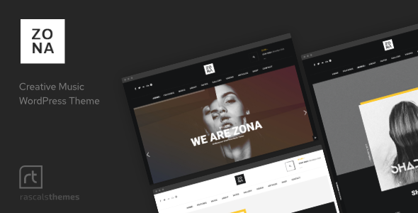 Zona - Music WordPress Theme with Ajax and Continuous Playback - Music and Bands Entertainment