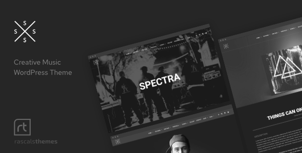 Spectra - Music Theme for WordPress - Music and Bands Entertainment