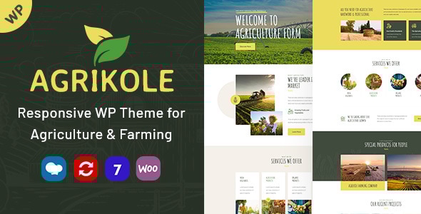 Agrikole | Responsive WordPress Theme for Agriculture & Farming - Food Retail