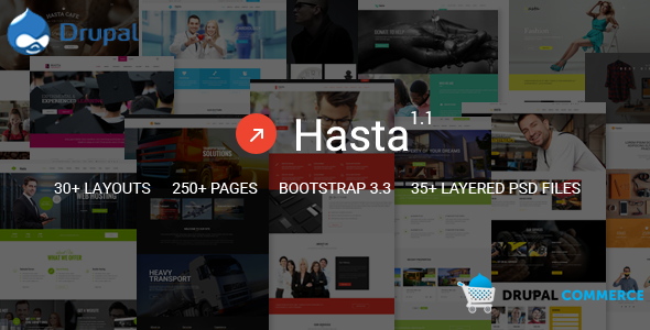 Hasta - Multipurpose Responsive Commerce Theme - Business Corporate