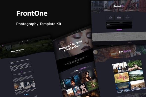 FrontOne - Creative Photography Template Kit - Photography Elementor