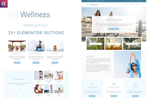 Wellness - Elementor Template Kit - Health & Medical Elementor