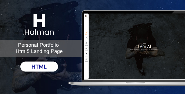 Halman | Personal Portfolio Html5 One Page Template - Site Templates