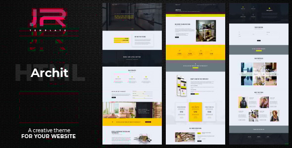 Archit — Creative Agency Multi Purpose Template - Corporate Site Templates