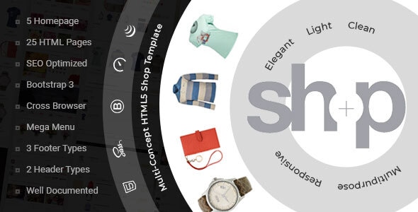 Shop — e-Commerce HTML Template - Shopping Retail