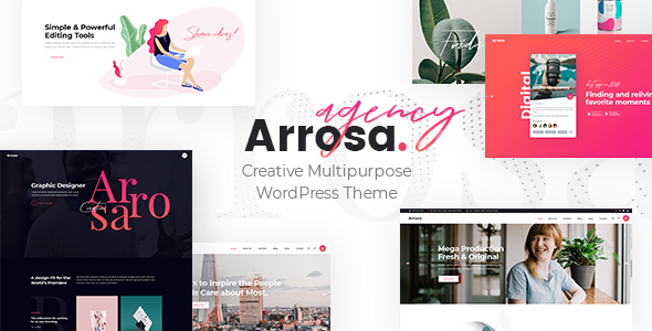 Arrosa - Startup Business WordPress WordPress Theme - Business Corporate